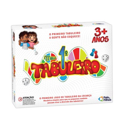 Meu primeiro tabuleiro kit com 4 jogos - Pais e filhos