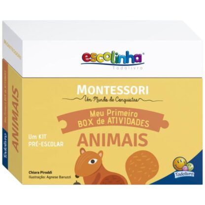 Livro Montessori -  Meu primeiro box de atividades animais - Todolivro