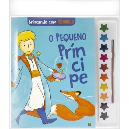 Livro brincando com aquarela O pequeno príncipe  - Todolivro