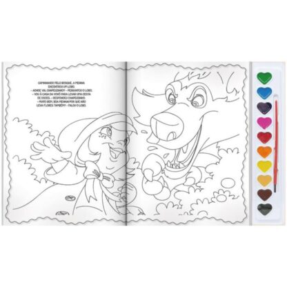 Livro brincando com aquarela chapeuzinho vermelho - Todolivro - Image 4