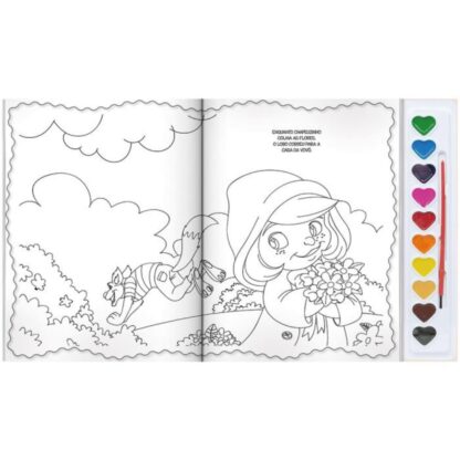 Livro brincando com aquarela chapeuzinho vermelho - Todolivro - Image 5