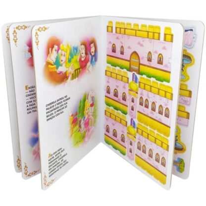 Livro monte e brinque Cinderela construa o seu castelo - Todolivro - Image 3