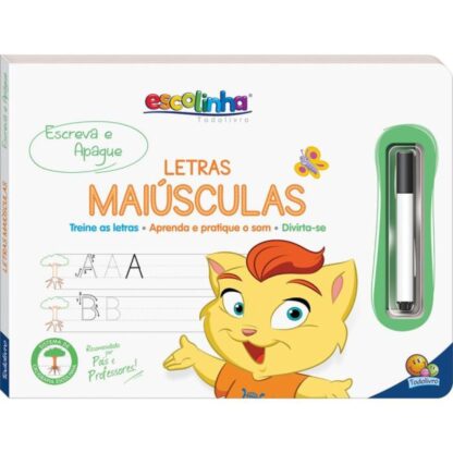 Livro escreva e apague letras maiúsculas - Todolivro