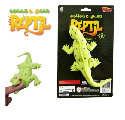 Réptil estica e puxa - Zoop toys