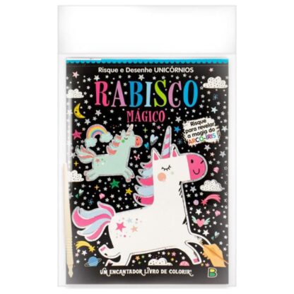 Livro rabisco mágico unicornios - Todolivro