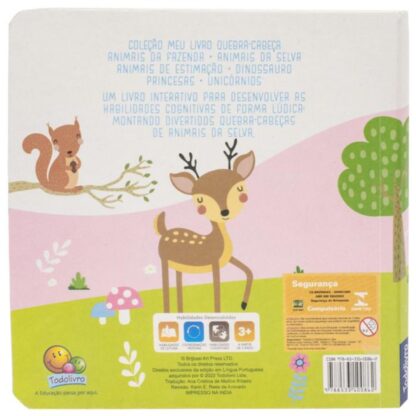 Livro meu primeiro quebra-cabeça animais da selva - Todolivro - Image 2