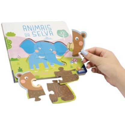 Livro meu primeiro quebra-cabeça animais da selva - Todolivro - Image 3