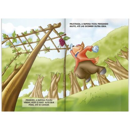Livro fábulas para aprender A raposa e as uvas - Todolivro - Image 3