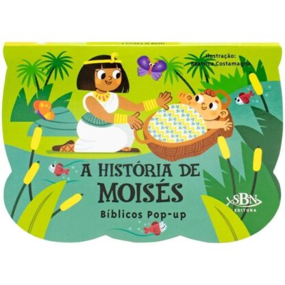 Livro biblicos pop-up A história de Moisés - SBN