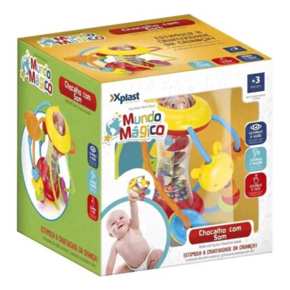Brinquedo chocalho com som Mundo mágico - Xplast - Image 2