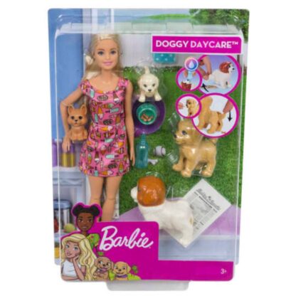 Barbie doggy daycare com cachorro que faz xixi e coco - Mattel - Image 2