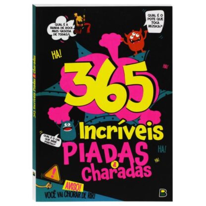 Livro 365 incríveis piadas e charadas - Brasileitura