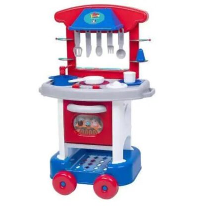 Cozinha completa com rodinhas play time - Cotiplás