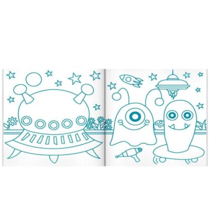 Livro Aliens hora de colorir com adesivos - Todolivro - Image 3