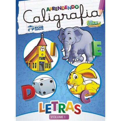 Livro aprendendo caligrafia - Bicho esperto