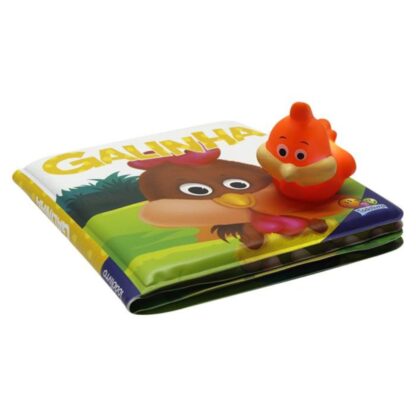 Livro de banho com galinha que acende em contato com a água - Todolivro - Image 5