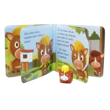 Livro de banho com cavalo que acende em contato com a água - Todolivro - Image 5