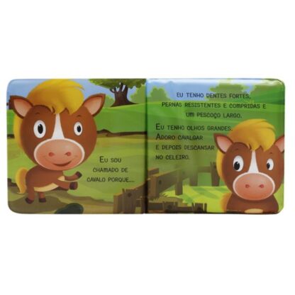 Livro de banho com cavalo que acende em contato com a água - Todolivro - Image 6