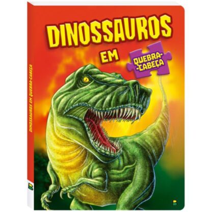 Livro quebra-cabeça dinossauros - Todolivro