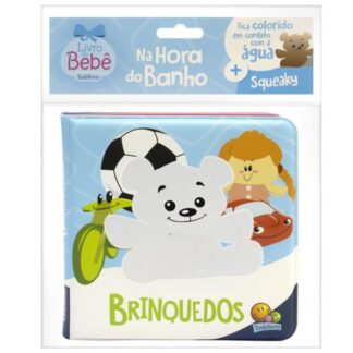 Livro de banho fica colorido em contato com a água brinquedos - Todolivro