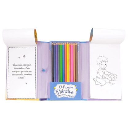 Livro superkit o pequeno príncipe para colorir e inspirar com 12 lápis de cor - Todolivro - Image 4