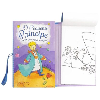 Livro superkit o pequeno príncipe para colorir e inspirar com 12 lápis de cor - Todolivro - Image 5