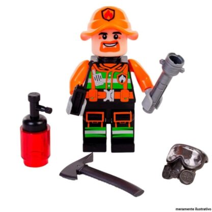 Boneco bombeiro play box Fire fighter - Well kids - Image 6