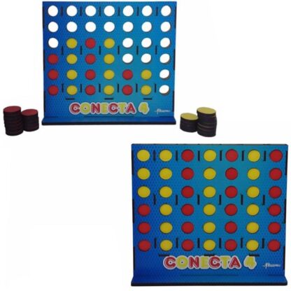 Jogo conecta 4 de madeira - Conecta
