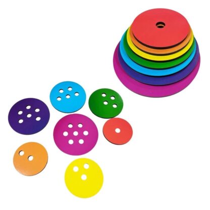 Brinquedo discos mágicos de madeira - Maninho - Image 3