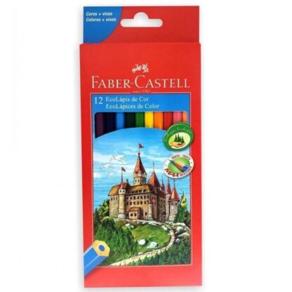 Lápis de cor sextavado ecolápis 12 cores - Faber-castell - Image 2
