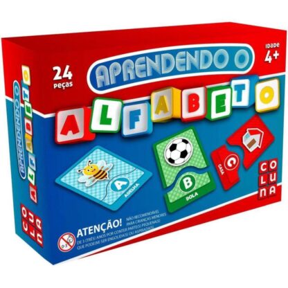 Brinquedo aprendendo o alfabeto - Coluna