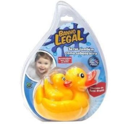 Kit patinhos de banho com mamãe pata saboneteira banho legal