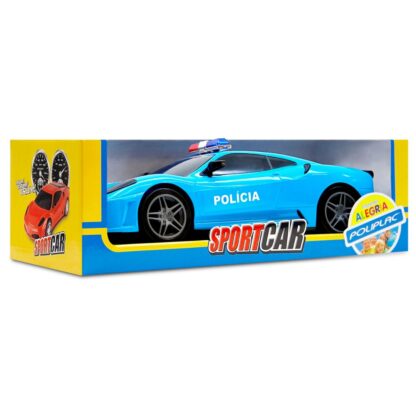 Carrinho sportcar polícia - Poliplac