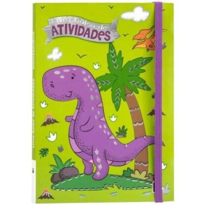 Livro-bolso de atividades dinossauros - Todolivro