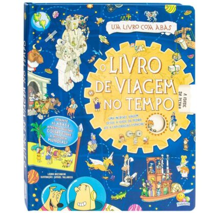 Livro com abas viagem no tempo - Todolivro