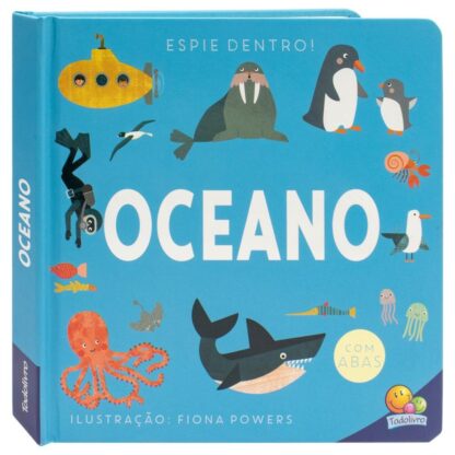 Livro com abas espie dentro! Oceano - Todolivro