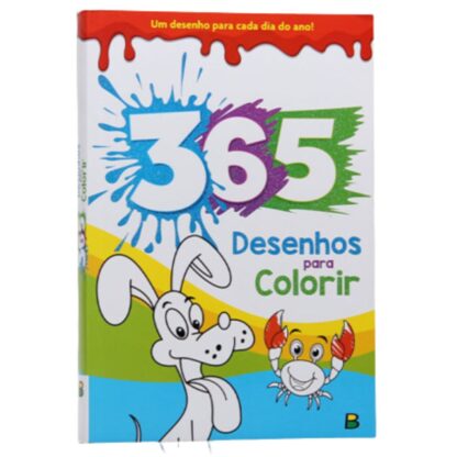 Livro 365 desenhos para colorir - Brasileitura