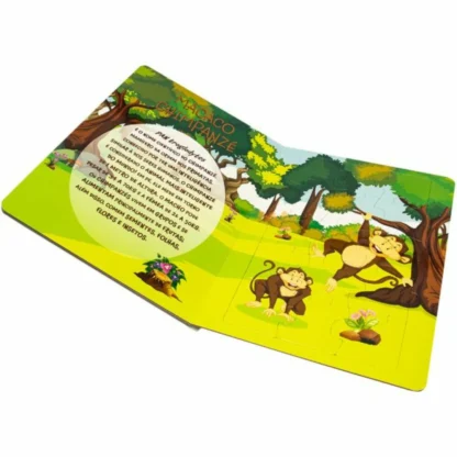 Livro em quebra- cabeças  Animais da selva - Todolivro - Image 2
