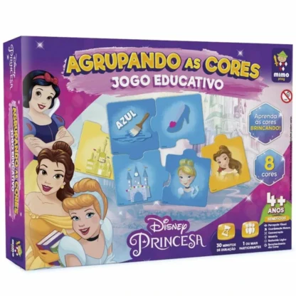 Jogo agrupando as cores Disney princesa - Mimo