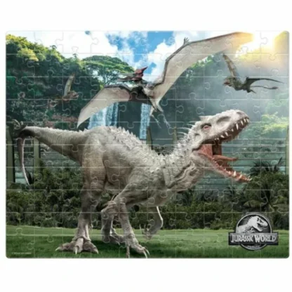 Quebra-cabeça dinossauro Jurassic World Indominus 100 peças - Mimo - Image 2