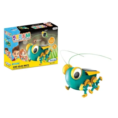 Brinquedo educativo inseto robô solar - Xalingo