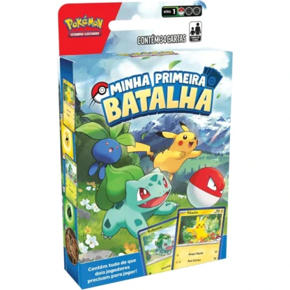 Jogo de cartas minha primeira batalha Pokémon - Copag