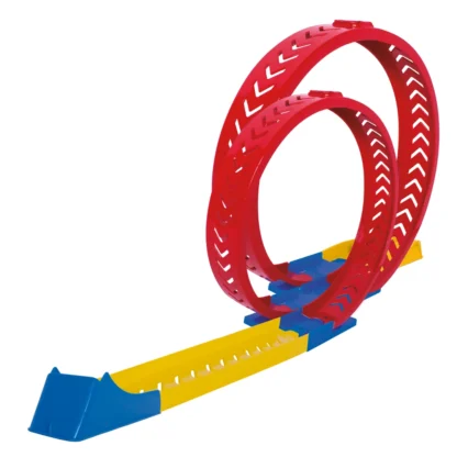 Brinquedo pista race looping double 720° cores sortidas - Samba toys