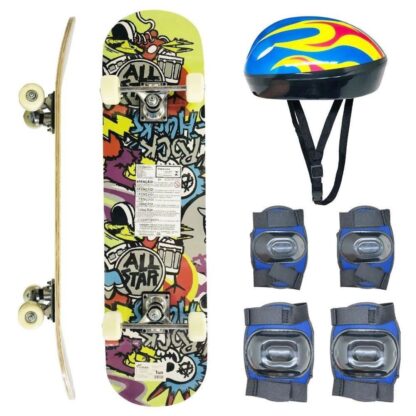 Skate com acessórios de segurança - VMP