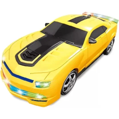 Brinquedo carro robô guerreiro transformes som e luz - Zoop