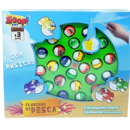 Brinquedo pescaria clubinho de pesca com música - Zoop