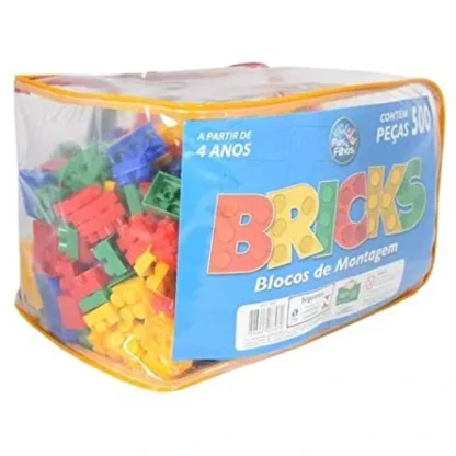 Blocos de montar Bricks 500 peças - Pais e Filhos