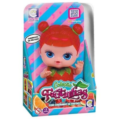 Boneca frutinhas com cheirinho de morango - Cotiplás
