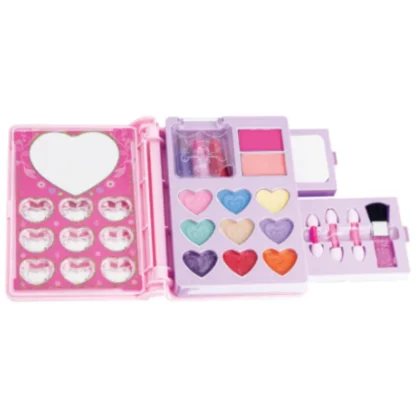 Kit de maquiagem paleta de sombras batom gloss blush meu querido diário - Fenzza - Image 2