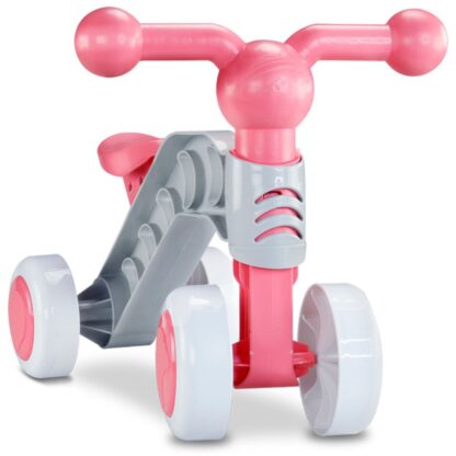 Bicicleta equilibrio quadriciclo Toyciclo 4 rodas rosa - Roma